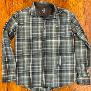 KUHL Fugitive Flannel: Mens Large Long Sleeve